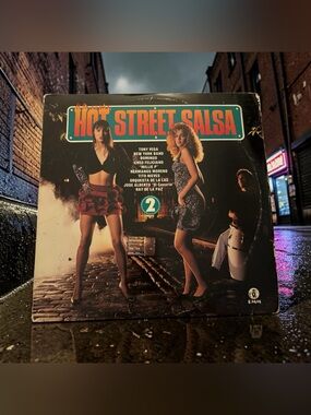🪘Hot Street Salsa ll - Vinyl Album Cover